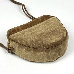 Saint Laurent Cool Bag Brown Monogram Le Paris Suede Brown